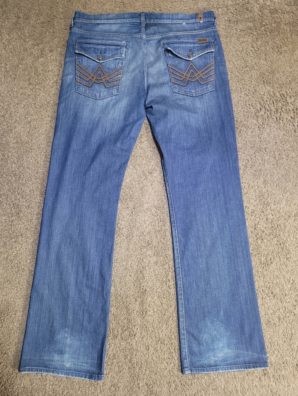 7 FOR ALL MANKIND BOOTCUT DENIM JEANS MEN'S 36X34